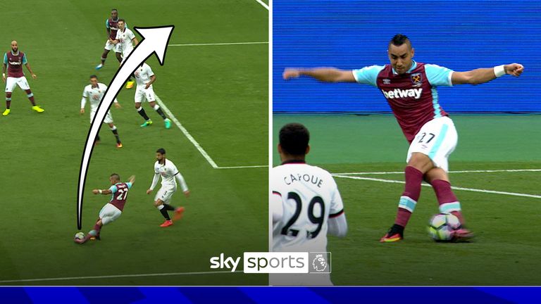 Payet rabona v watford