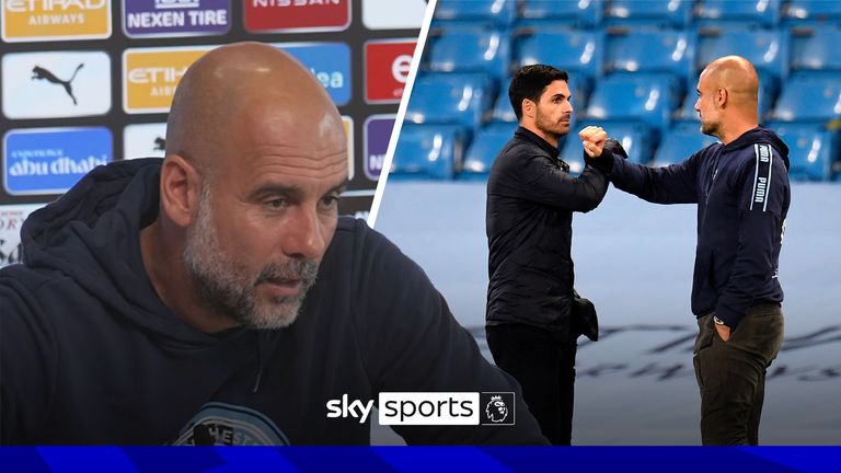 Manchester City boss Pep Guardiola responds to Arsenal manager Mikel Arteta after he made comments about City's tactics following his time at the Etihad.