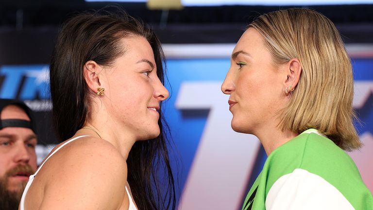 Sandy Ryan fights Mikaela Mayer live on Sky Sports from 2am on Saturday morning