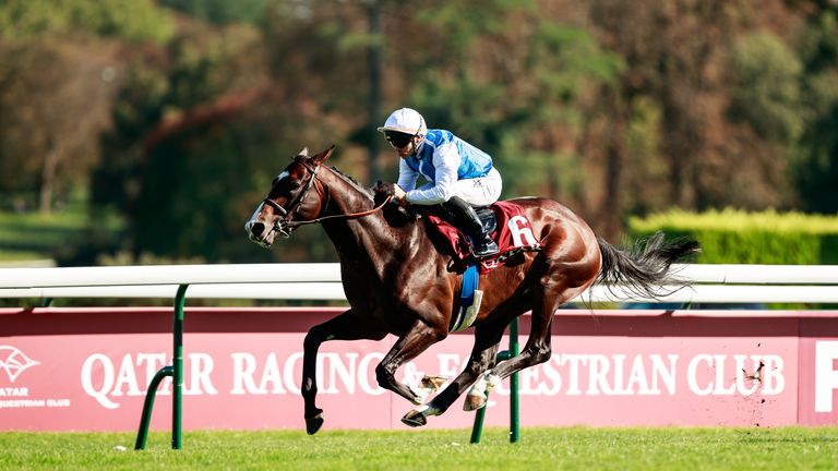 Sosie (M. Guyon) wins Qatar Prix Niel Gr.2 at ParisLongchamp