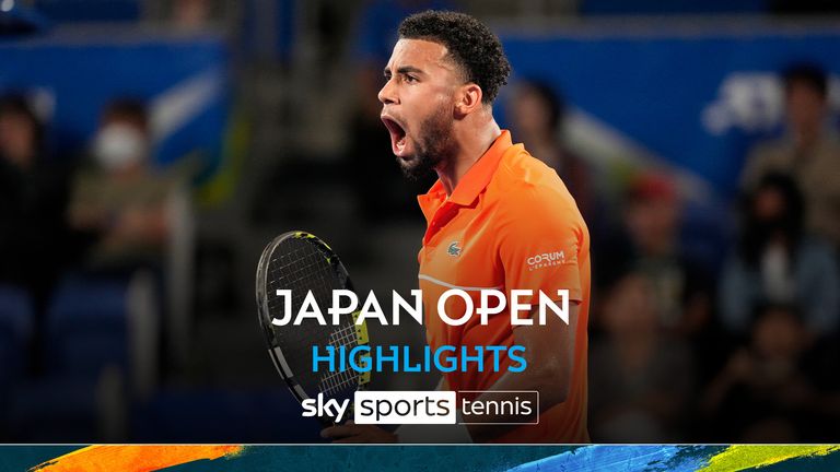 Watch highlights as Arthur Fils edges Holger Rune 7-6 7-6 in tense battle for Japan Open final.