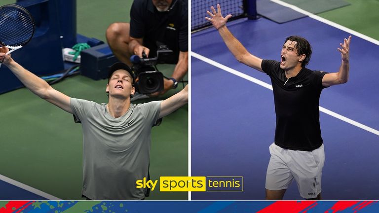 Marion Bartoli and Laura Robson discuss who will win the US Open Men's Final between Jannik Sinner and Taylor Fritz.