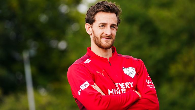 Tom Lockyer and Rob Edwards talk about the British Heart Foundation and Sky Bet...s partnership spreading awareness of the reviver app - Mandatory by-line: Robbie Stephenson/JMP - 24/09/2024 - FOOTBALL - Luton Town - Sky Bet & British Heart Foundation - Reviver