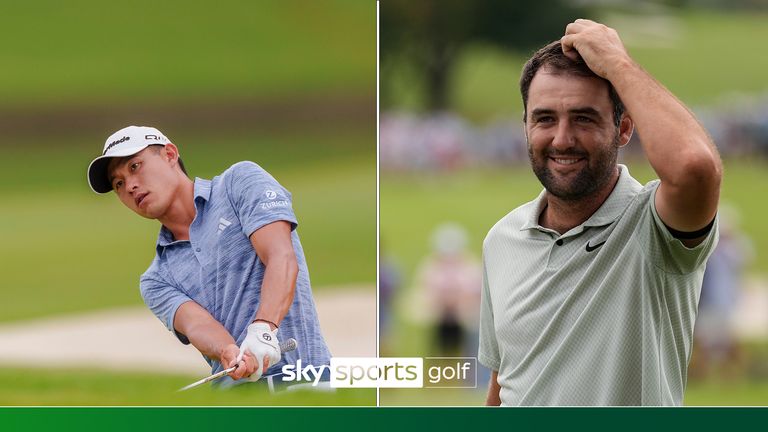 The Sky Sports Golf team review Scottie Scheffler and Collin Morikawa's final rounds at the Tour Championship, with both American's in contention for the title.