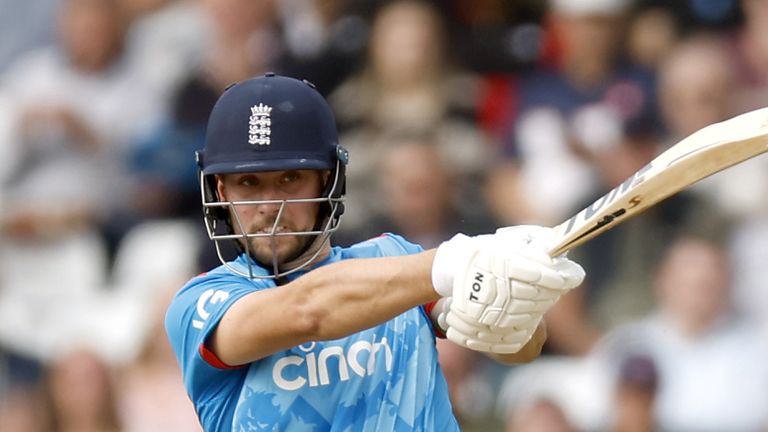 England's Will Jacks hits a four to reach his half century as he bats during the first one day international match at Trent Bridge, Nottingham. Picture date: Thursday September 19, 2024.