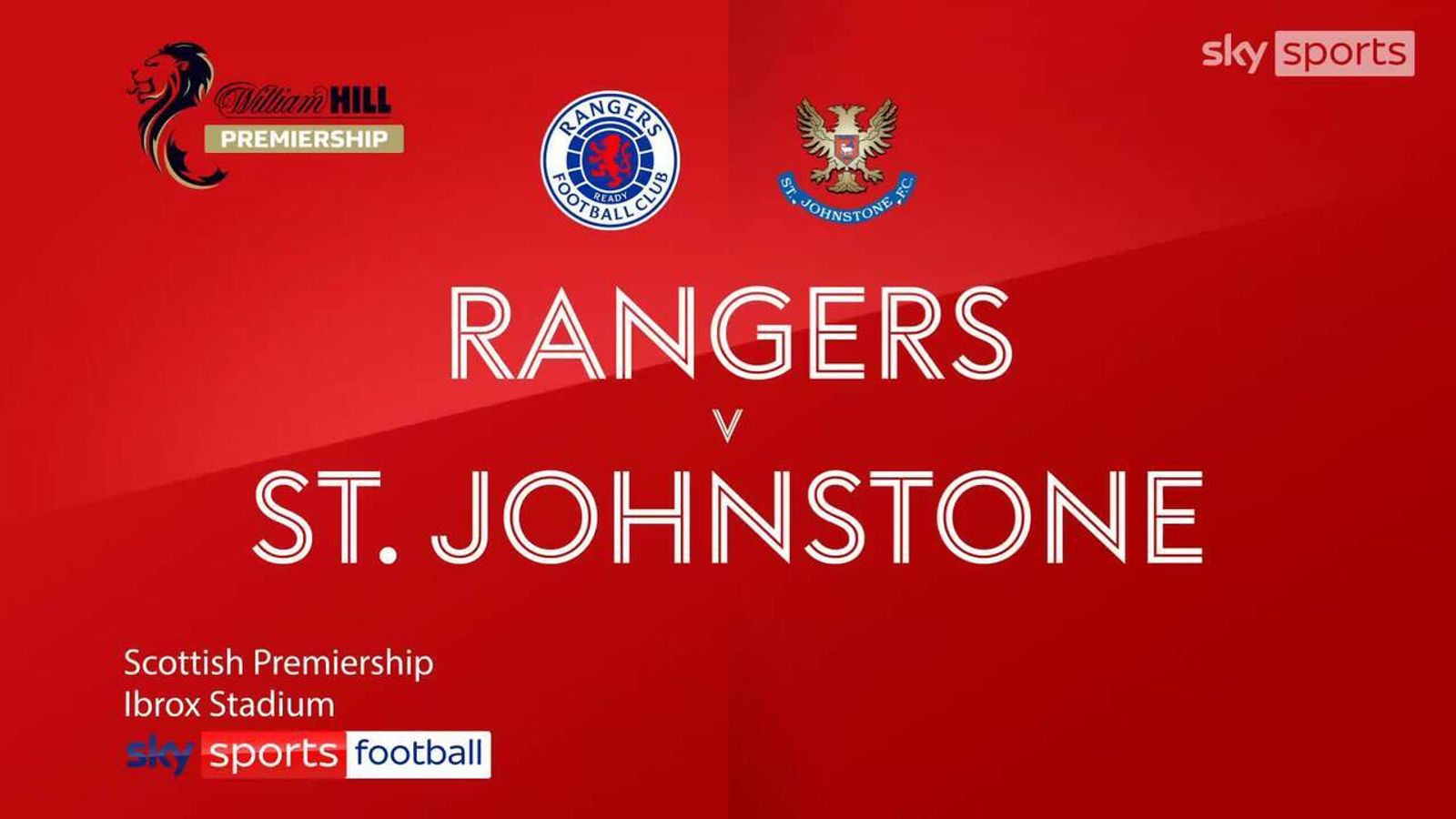 Rangers 2-0 St Johnstone | Scottish Premiership Highlights | Football ...