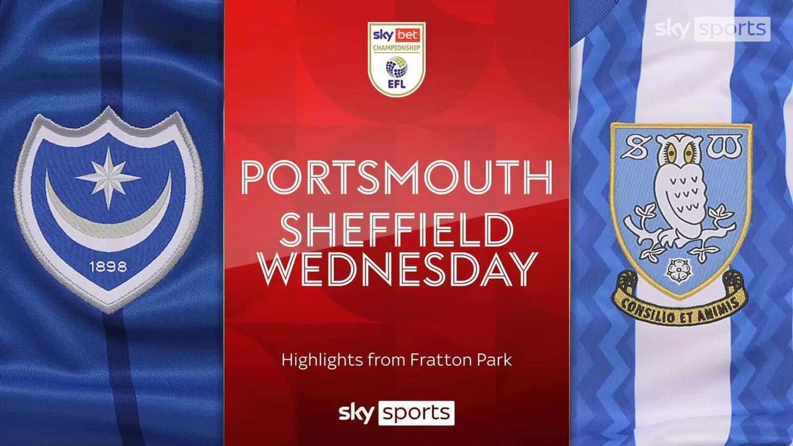 Portsmouth 1-2 Sheffield Wednesday