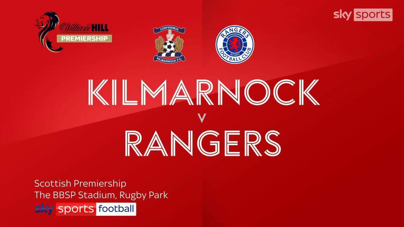 Kilmarnock 1-0 Rangers