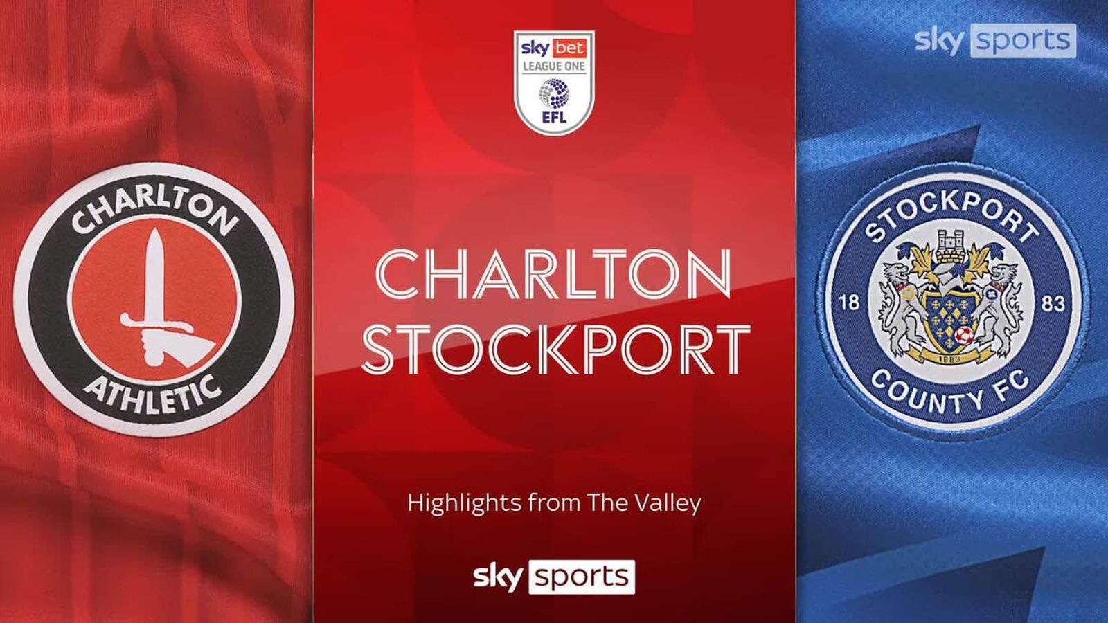 Charlton Athletic 11 Stockport County League One highlights