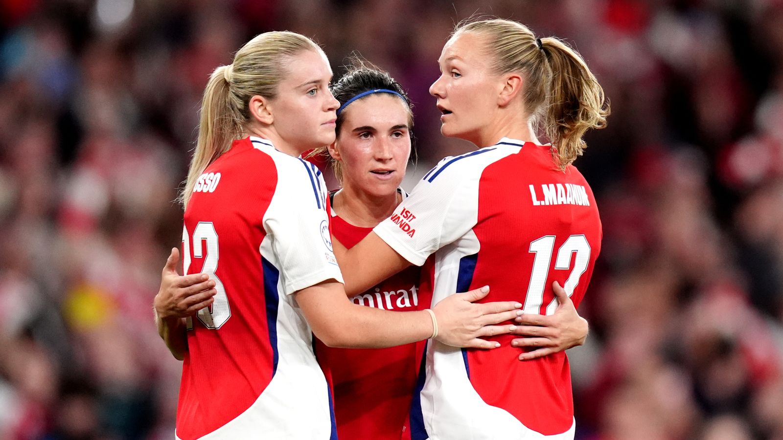 Arsenal Femenino 4-1 Valerenga Femenino: Los artilleros ganan el primer partido desde la dimisión del técnico Jonas Eidevall | Noticias de futbol