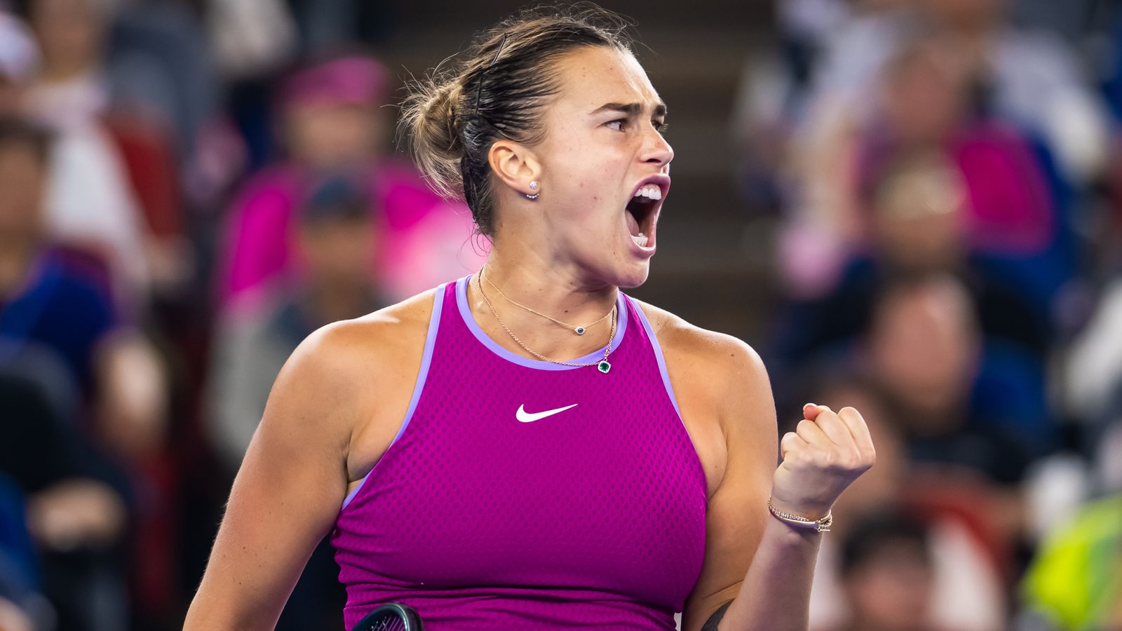 Aryna Sabalenka extends unbeaten Wuhan Open record with third title after beating Zheng Qinwen in final