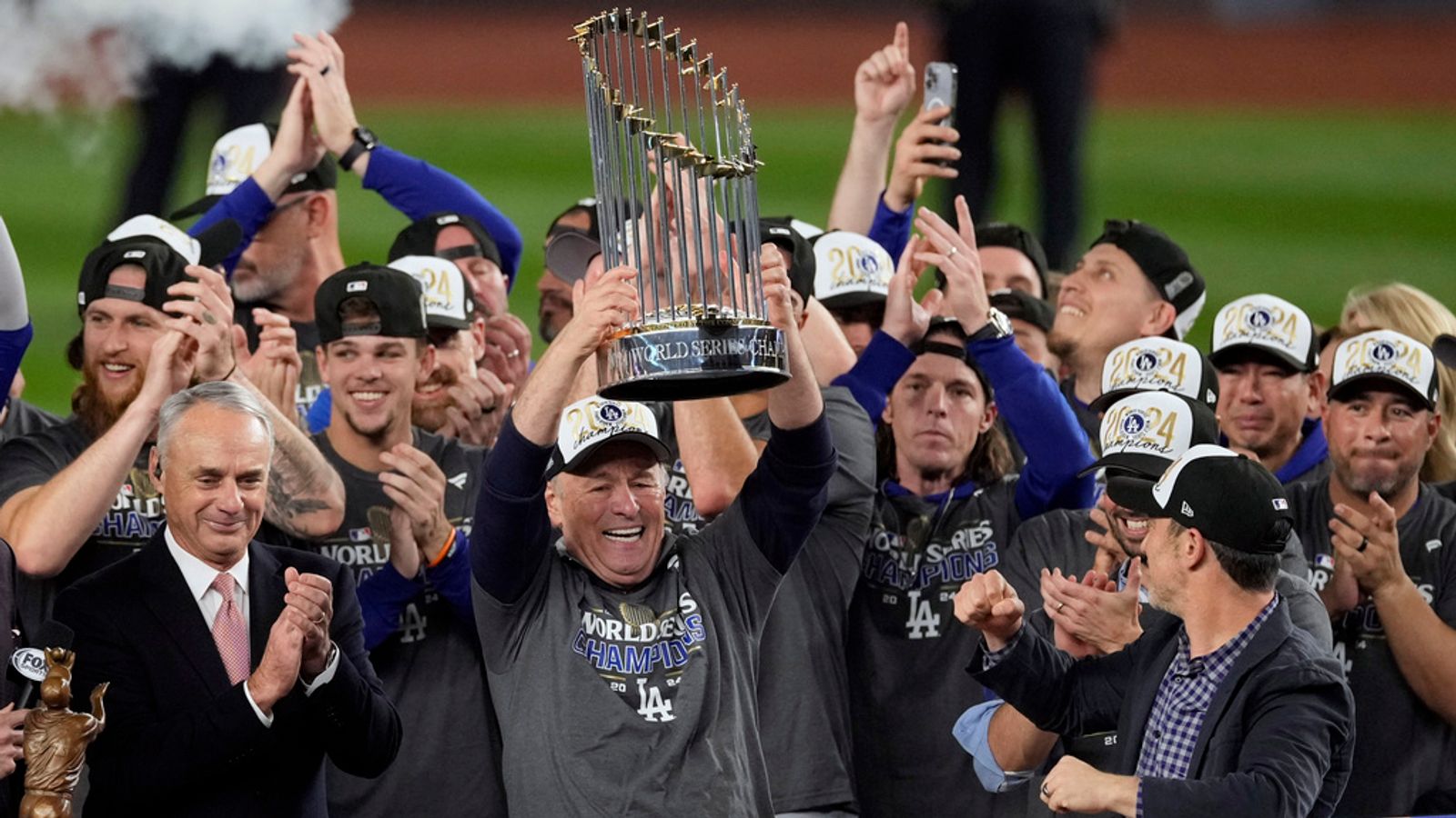 World Series: Los Angeles Dodgers beat New York Yankees in Game 5 to clinch second championship in five seasons