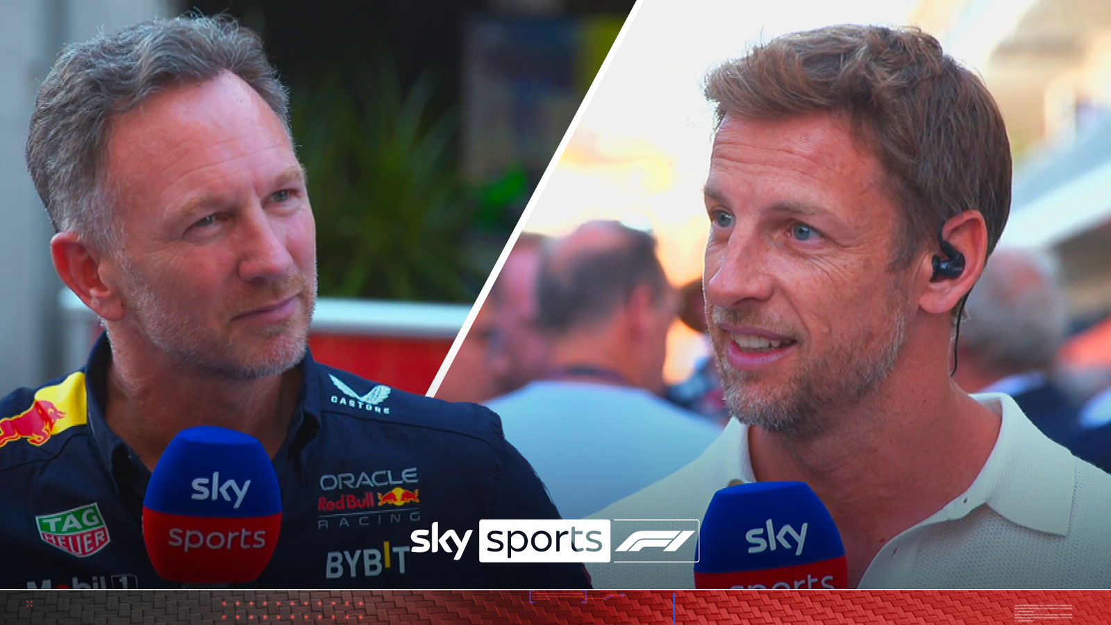 Jenson Button challenges Red Bull's Christian Horner on Lando Norris