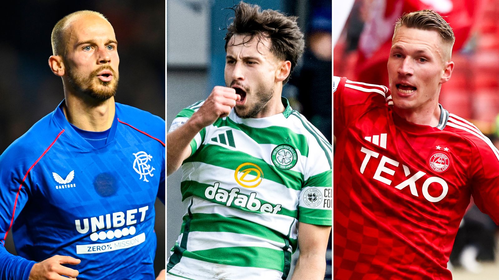 Scottish Premiership: Celtic and Aberdeen’s late wins maintain unblemished start, Rangers make it three in a row and more