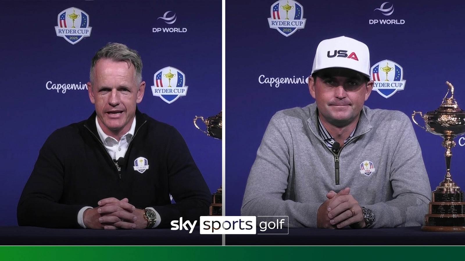 Ryder Cup: Luke Donald and Keegan Bradley have their say on LIV golf points and player-captains | Golf News | Sky Sports thumbnail