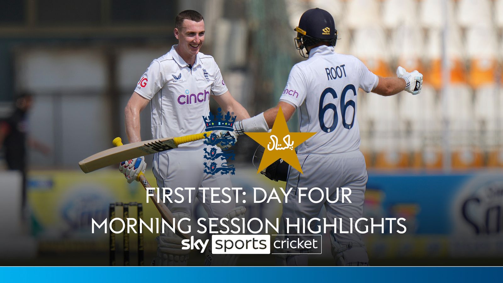 Pakistan vs England First Test, Day Four morning session highlights