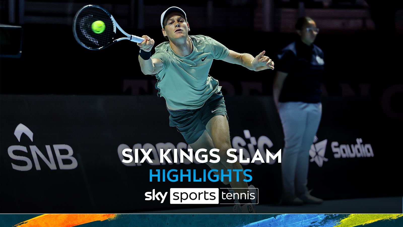 Jannik Sinner v Daniil Medvedev Six Kings Slam highlights Tennis