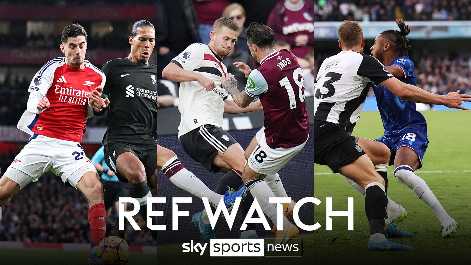 Ref Watch LIVE! Dermot Gallagher analyses incidents from the weekend's Premier League action