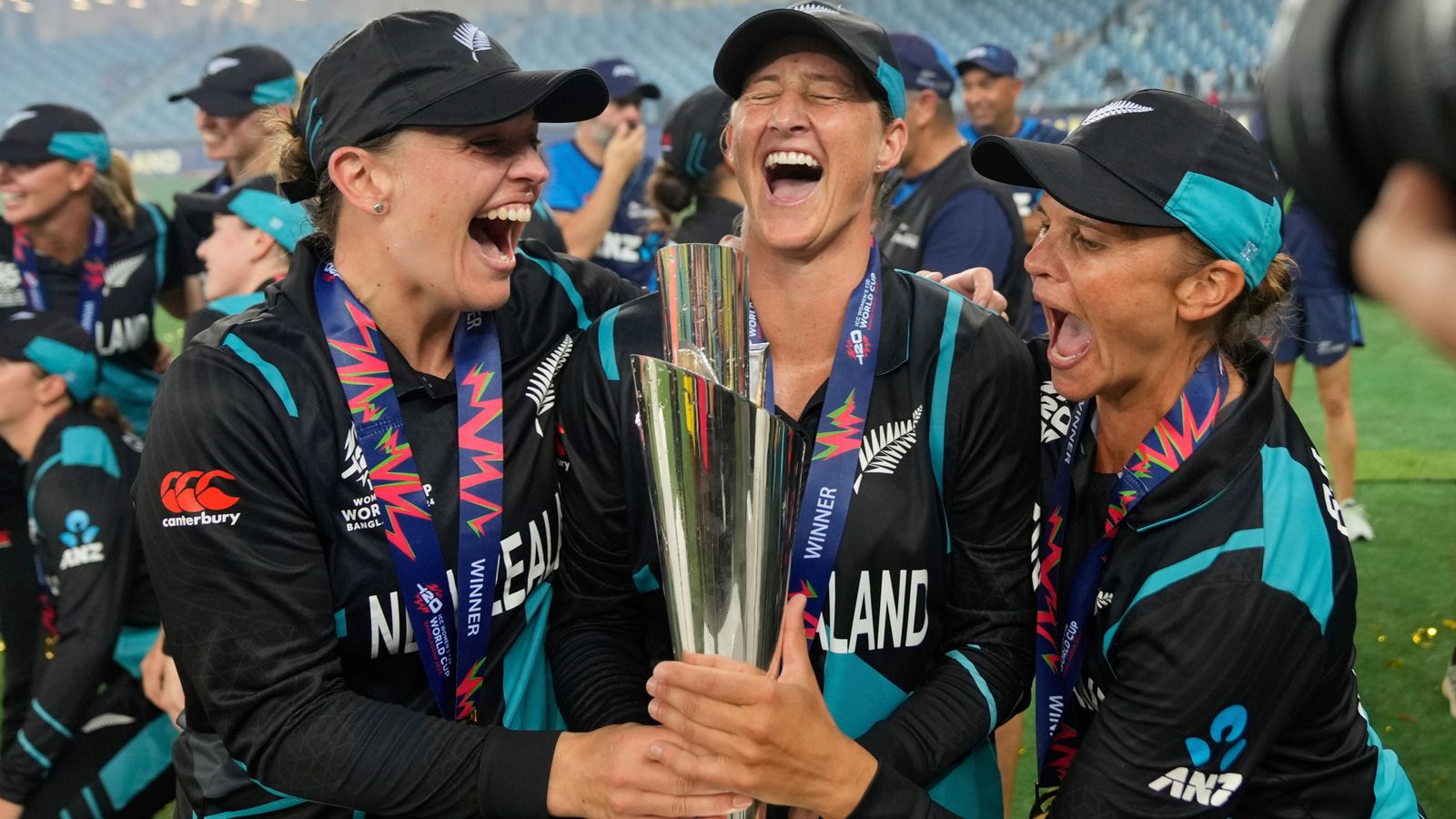 Women’s T20 World Cup final: New Zealand beat South Africa for first title as Amelia Kerr stars with bat and ball