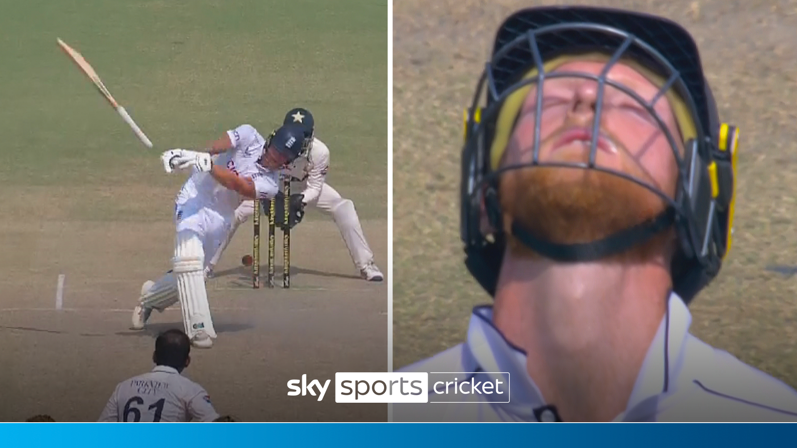 Pakistan vs England Ben Stokes loses bat and wicket! Cricket News