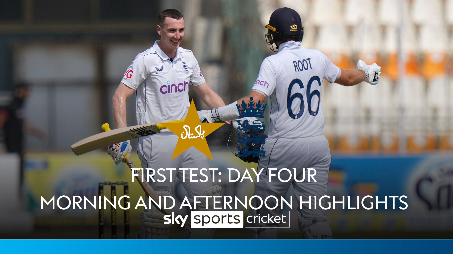 Pakistan vs England | First Test, Day Four morning and afternoon highlights