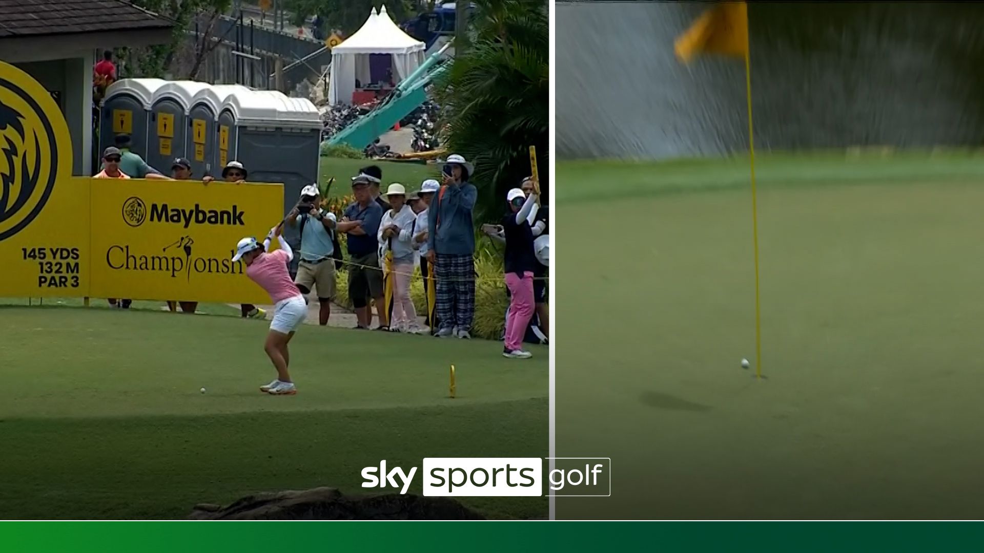 Hole-in-one! Wei-Ling Hsu makes an ace at Maybank Championship