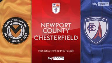 Newport 0-3 Chesterfield