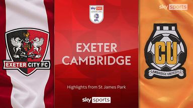 Exeter 1-0 Cambridge