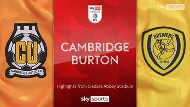 Cambridge 1-0 Burton