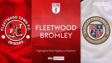 Fleetwood 0-0 Bromley