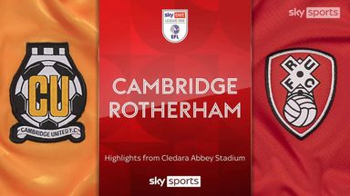 Cambridge 0-1 Rotherham