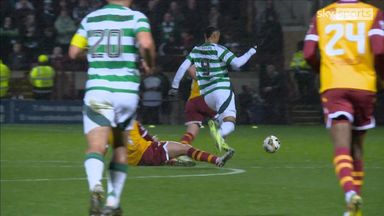 Motherwell's Gordon sees red after VAR check