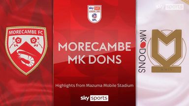 Morecambe 1-3 MK Dons