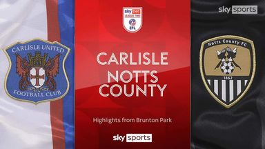 Carlisle 0-2 Notts County