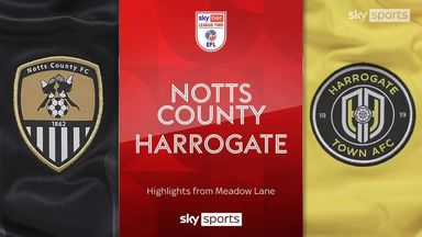 Notts County 1-0 Harrogate Town