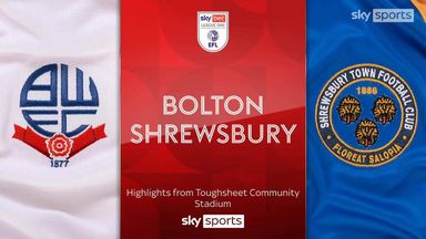 Bolton 2-2 Shrewsbury