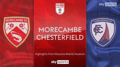 Morecambe 2-5 Chesterfield