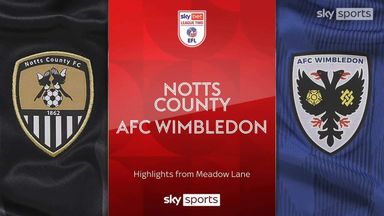 Notts County 1-0 AFC Wimbledon