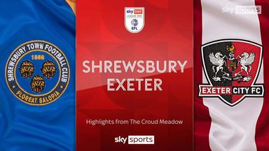 Shrewsbury 0-2 Exeter