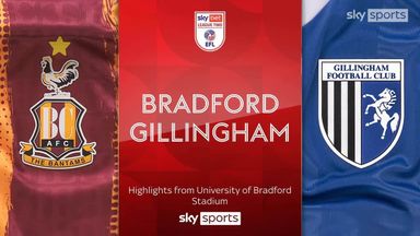 Bradford 2-1 Gillingham