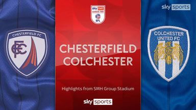 Chesterfield 1-1 Colchester