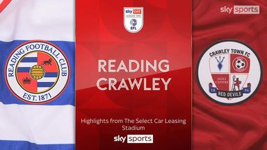 Reading 4-1 Crawley Town