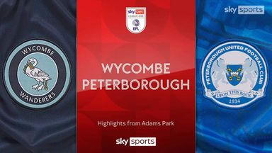 Wycombe 3-1 Peterborough