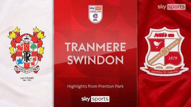 Tranmere 1-1 Swindon Town