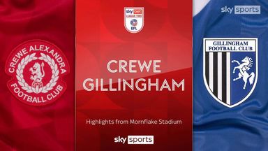 Crewe 2-0 Gillingham 