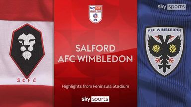 Salford 1-0 AFC Wimbledon