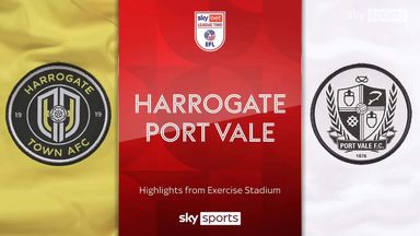 Harrogate 0-1 Port Vale