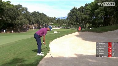 'TOE SHANK!' | Brown baffled by horrible bunker shot!