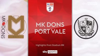 MK Dons 0-1 Port Vale