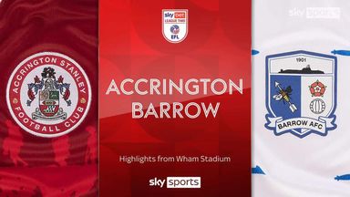 Accrington 1-0 Barrow